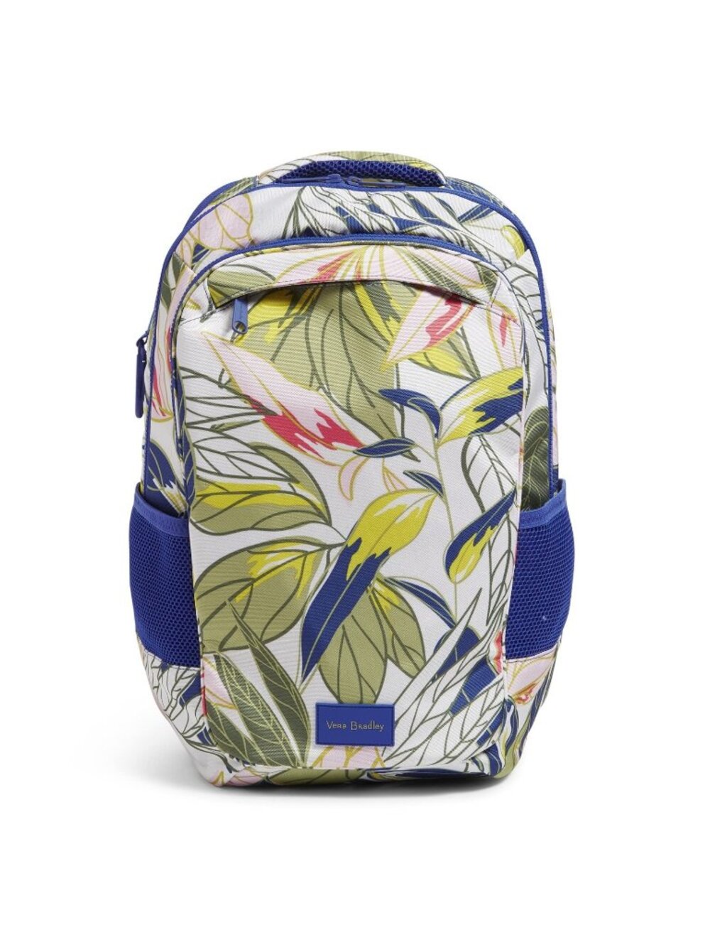 Vera Bradley Womens Recycled Lighten Up Reactive Grand Backpack Rain Forest Leaf